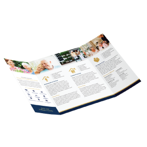 Gate fold brochure