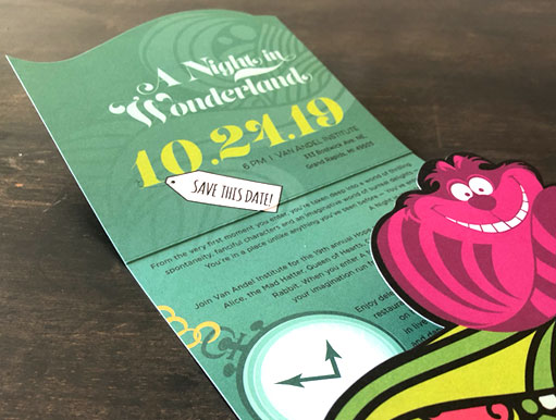 die cut invite